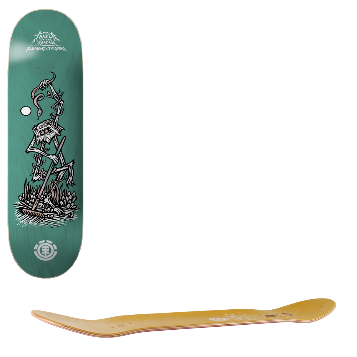 Element Timber Garden Skateboard Deck - Stump 8.5"
