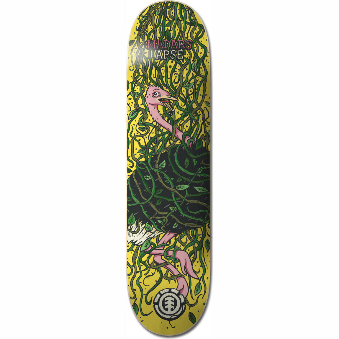 Yedoo Trapped Skateboard Deck - Yellow 8.38"