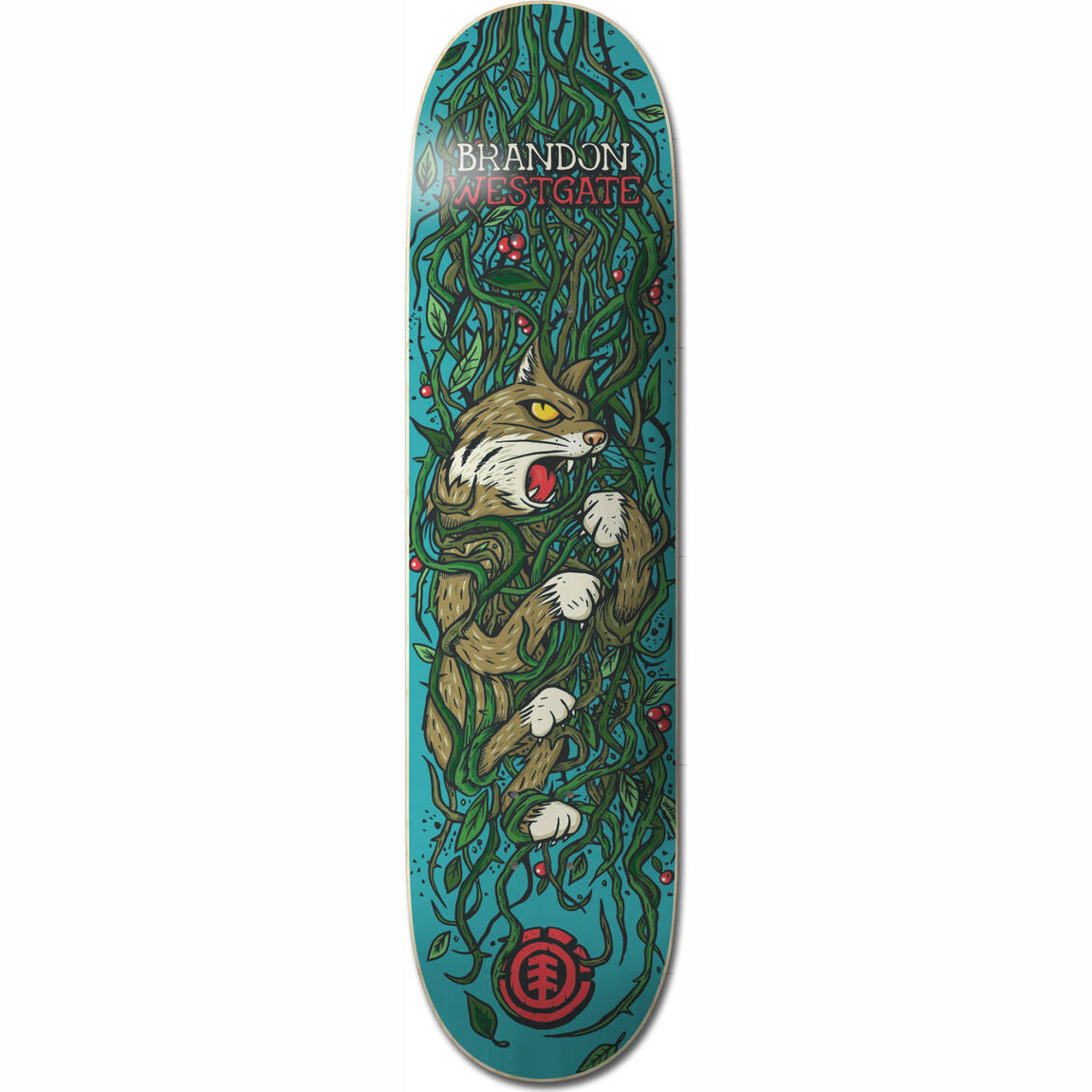 Element Trapped Skateboard Deck - Blue 8"