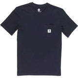 Element Basic Pocket Label T Shirt - Flint Black