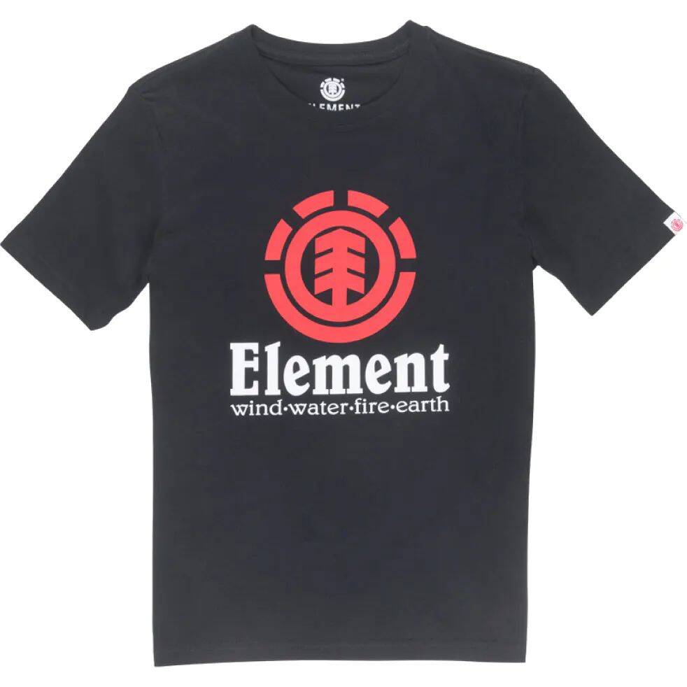 Element Vertical Boys T Shirt - Flint Black
