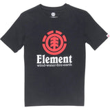 Element Vertical Boys T Shirt - Flint Black