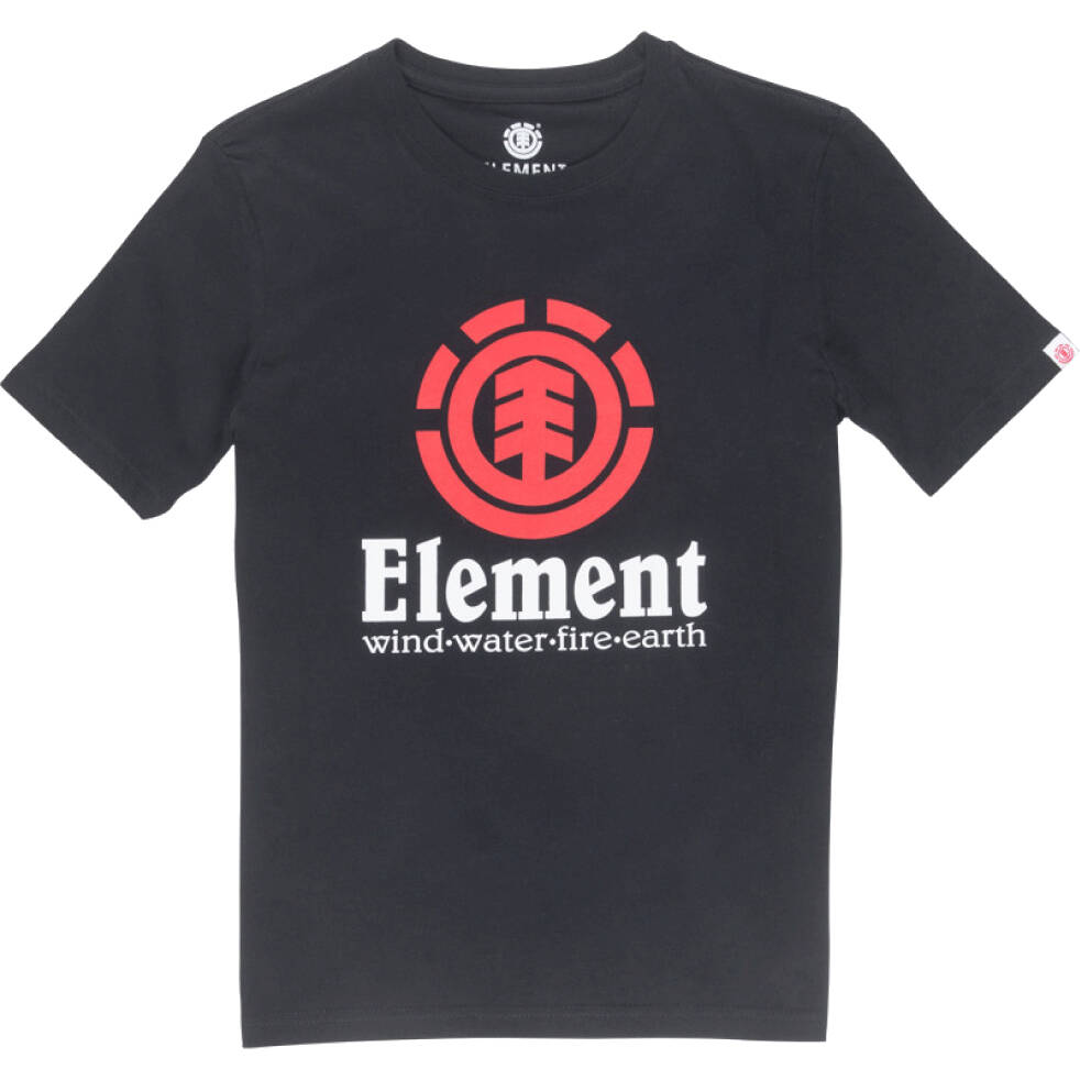 Element Vertical Boy T Shirt - Flint Black Yth SML