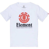 Element Vertical Boys T Shirt - Optic White