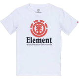 Element Vertical Boy T Shirt - Optic White Yth MED