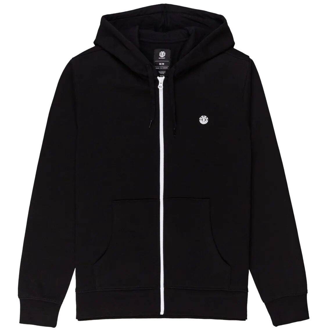 Element Cornell Classic Zip Hoodie - Flint Black LRG