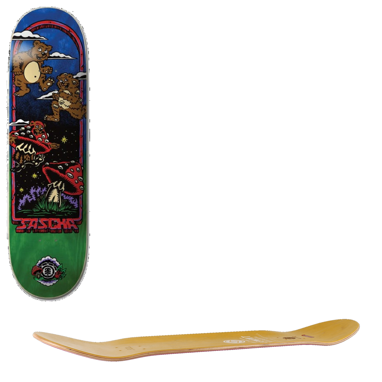 Element Fun Guy Skateboard Deck - Sascha 8.5''