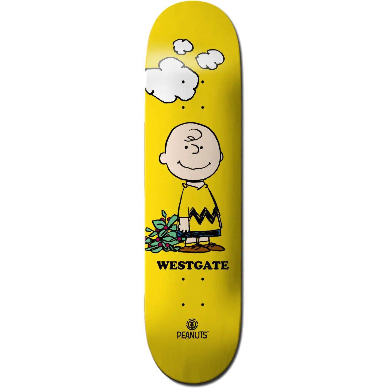 Element Peanuts Charlie Brown x Wes Skateboard Deck - 8''