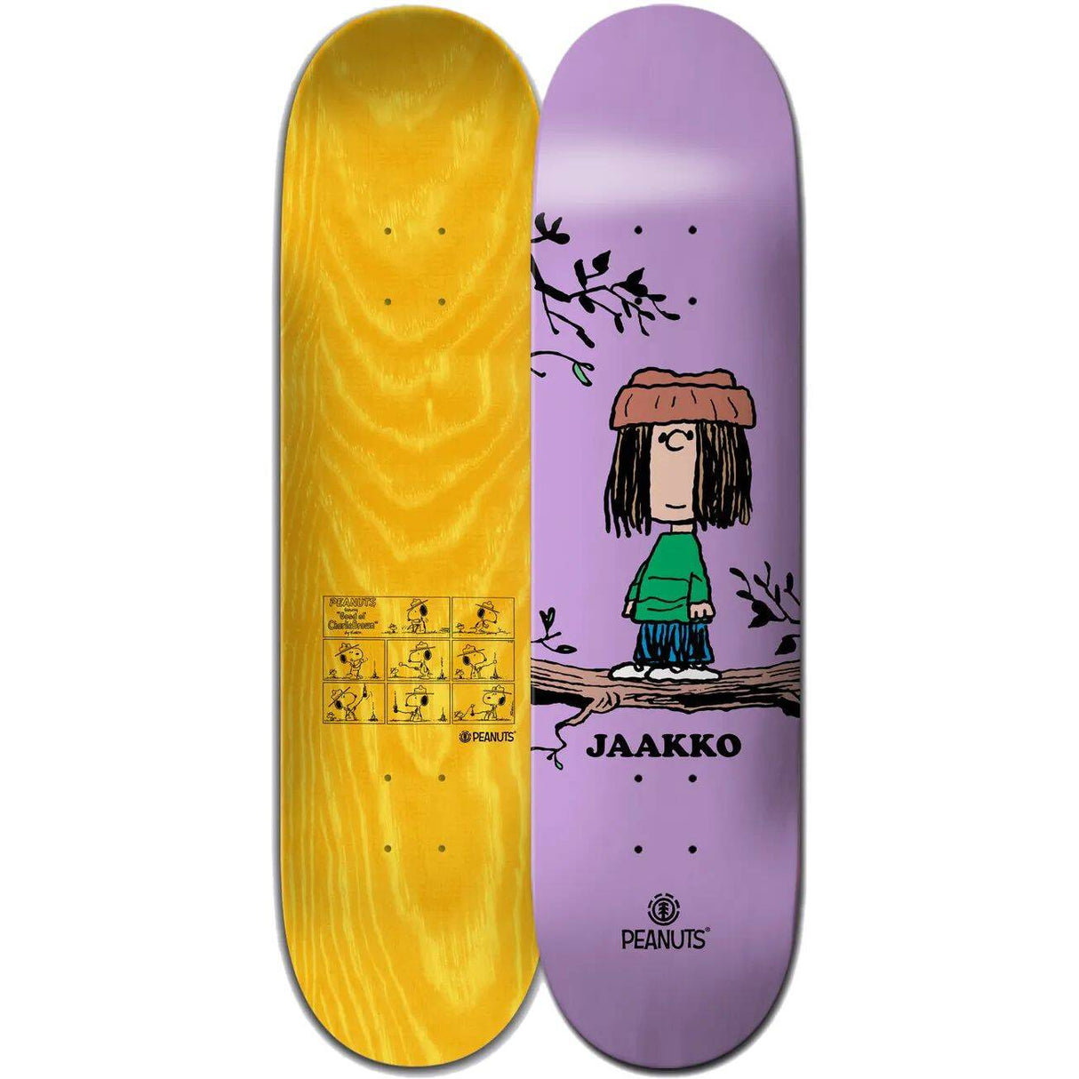 Element Peanuts Eudora x Jaakko Skateboard Deck - 8.25''