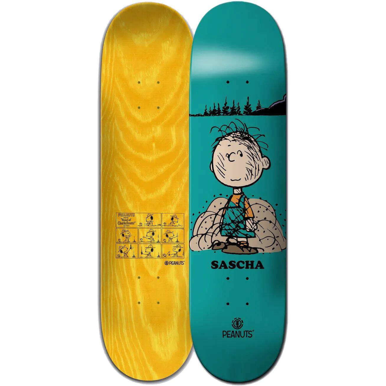 Element Peanuts Pigpen x Sascha Skateboard Deck - 8.5''