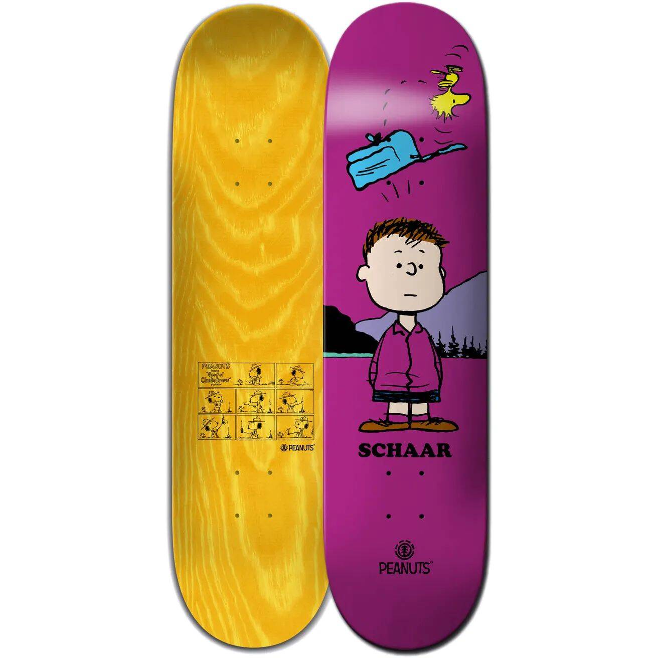 Element Peanuts Shermy x Schaar Skateboard Deck - 8.38''