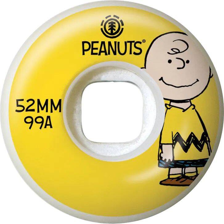 Element Peanuts Squad Skateboard Wheels - 52mm