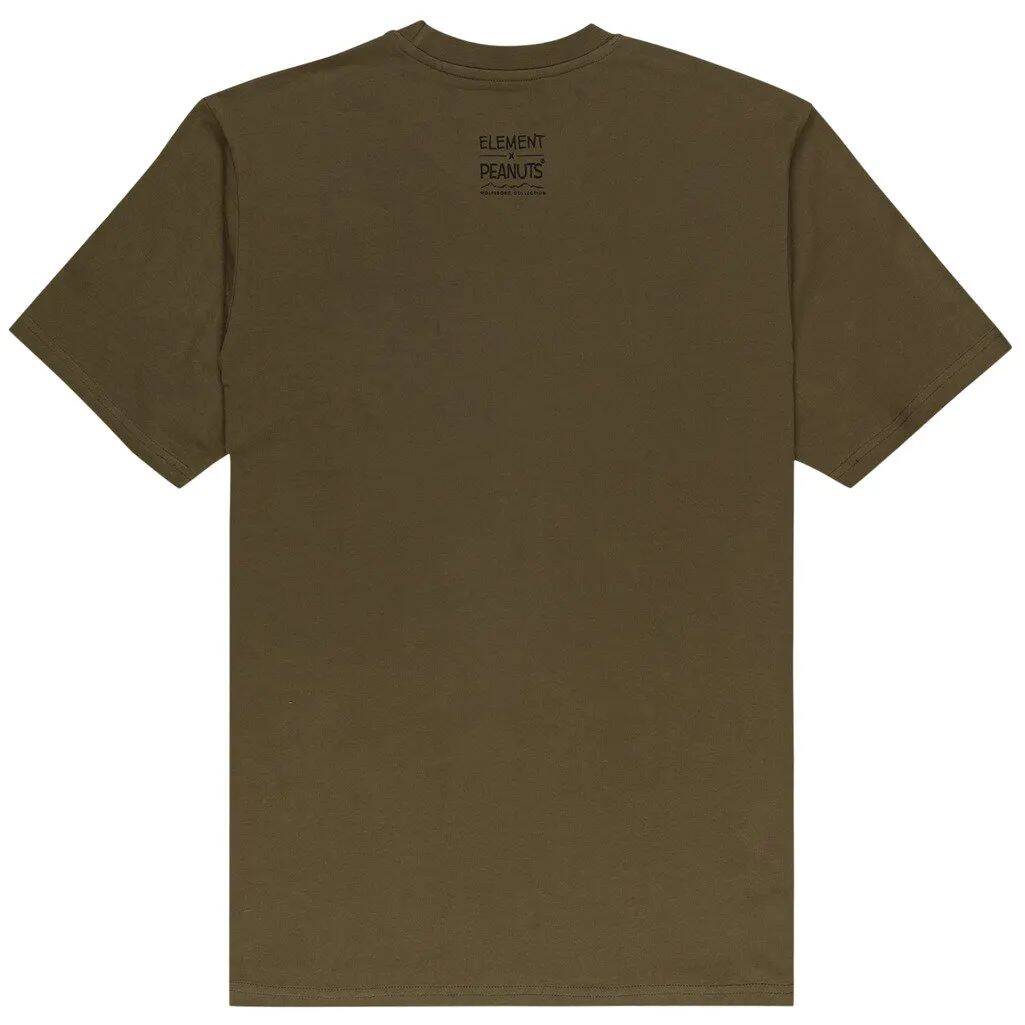 Element Peanuts T Shirt - Army