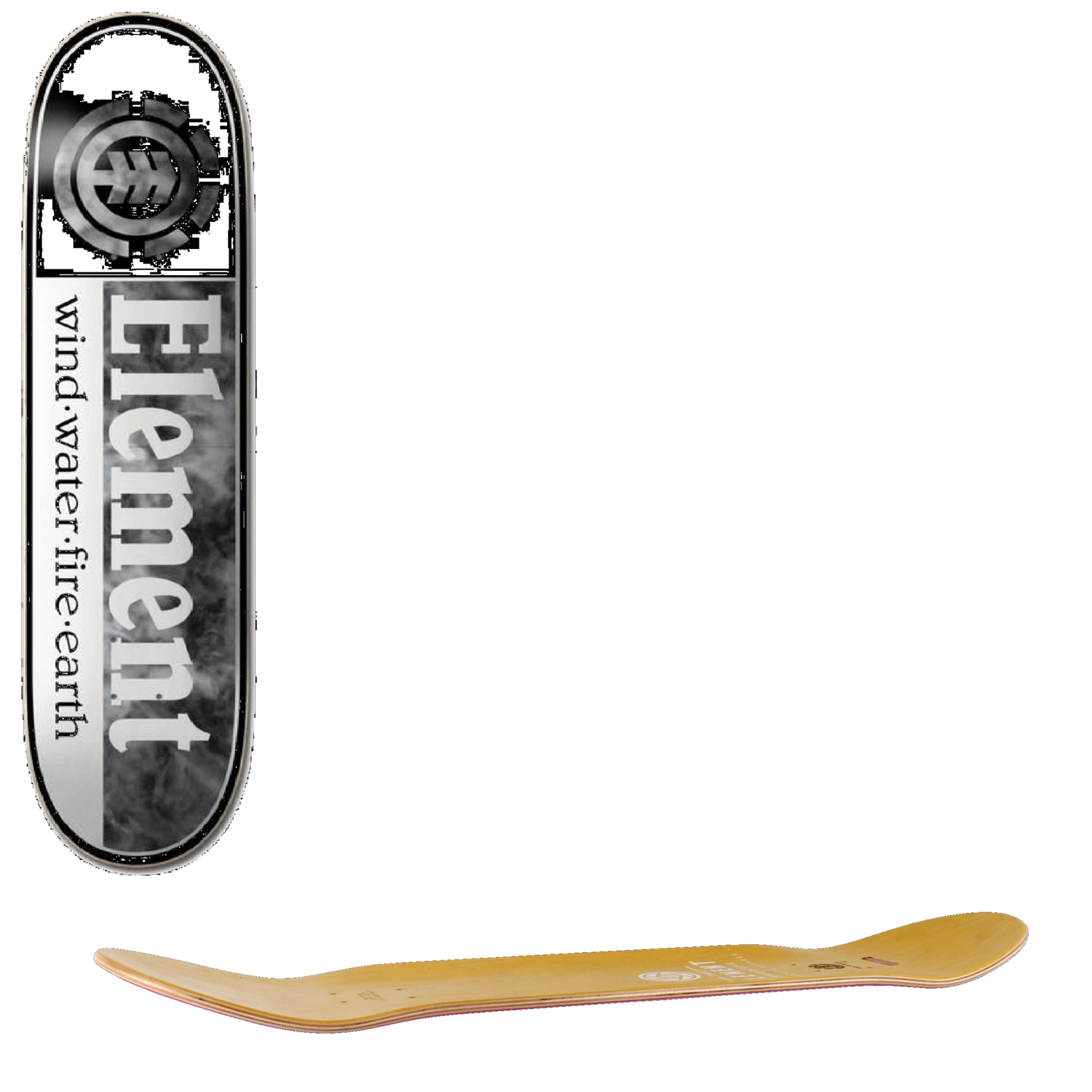 Element Smoked Dyed Section Skateboard Deck - 8''
