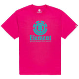 Element Vertical T Shirt - Fushia Red XL