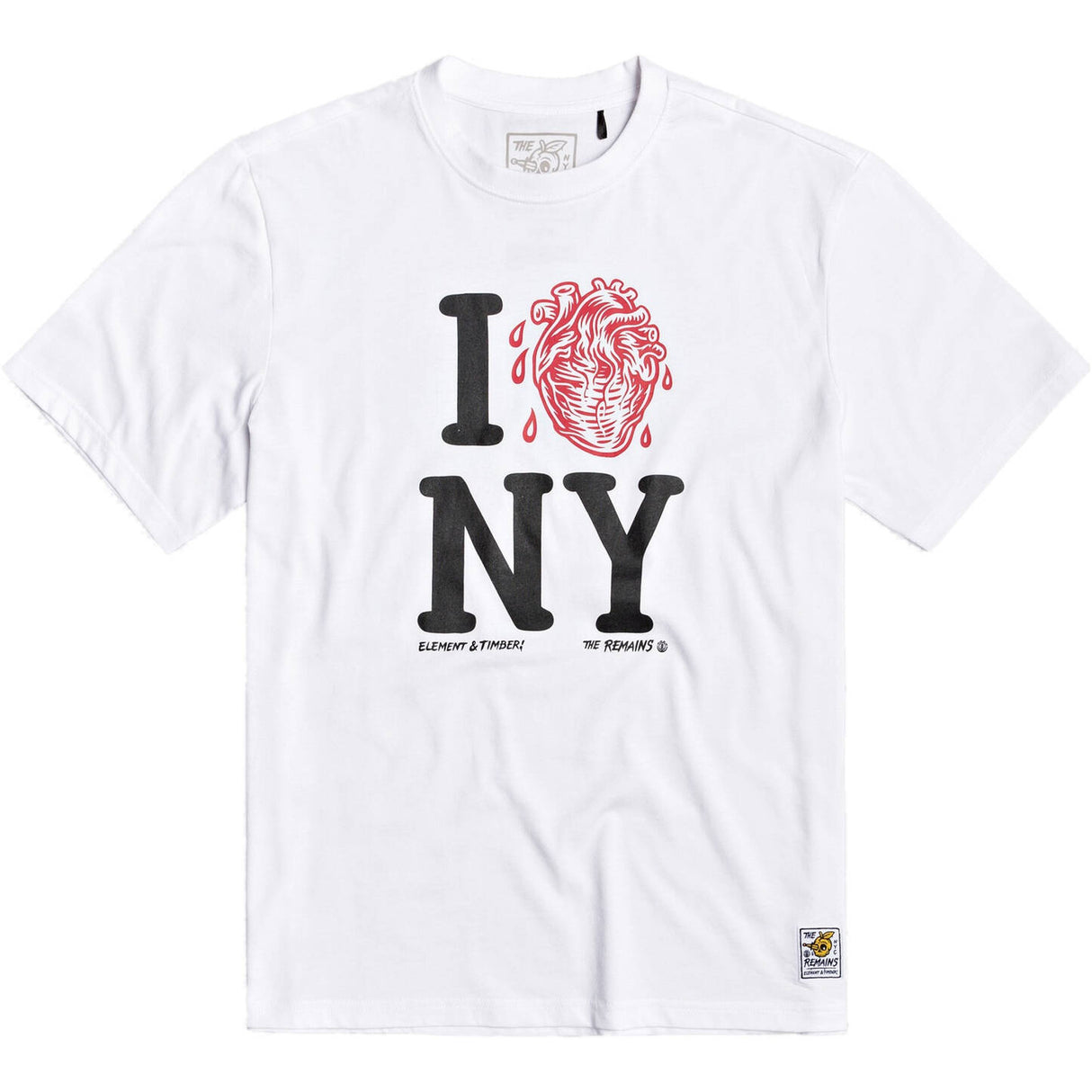 Element I Heart T Shirt - Optic White MED
