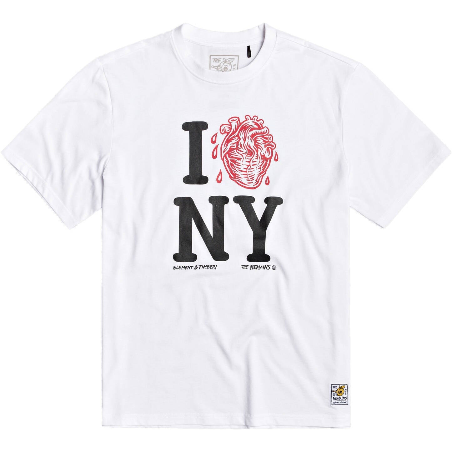 Element I Heart T Shirt - Optic White MED