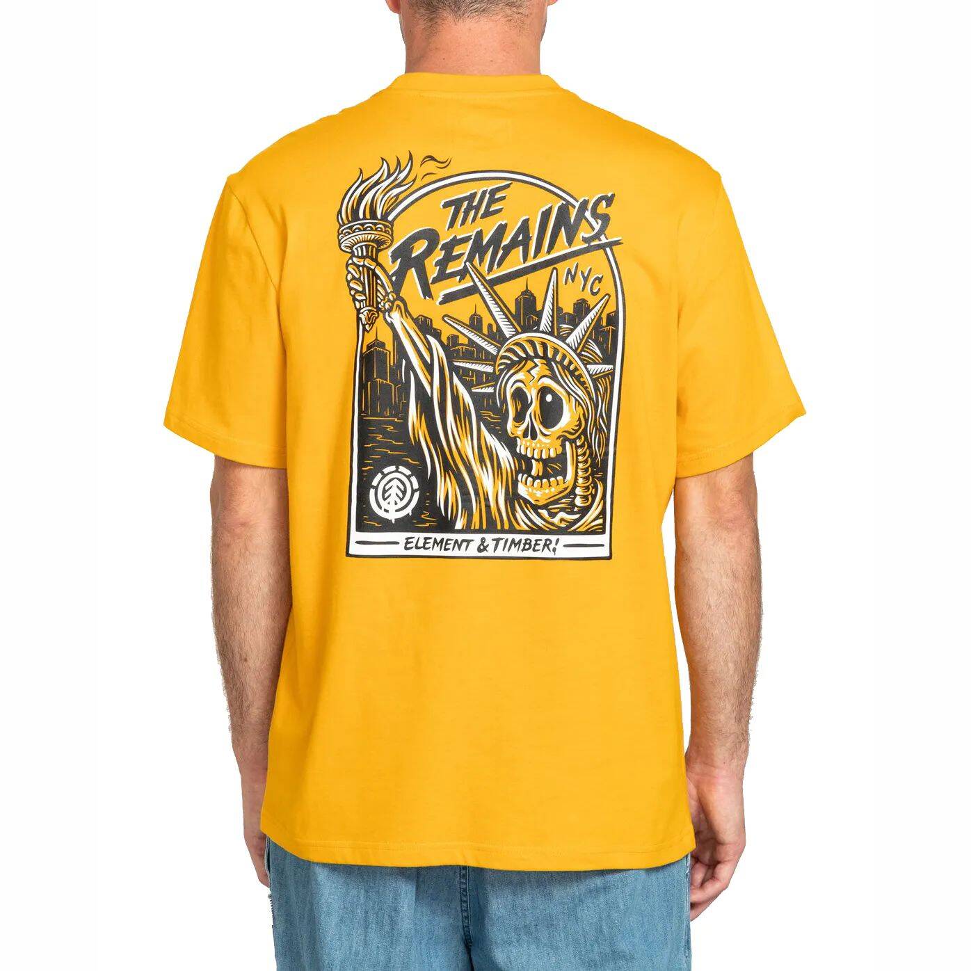Element Liberty T Shirt - Old Gold