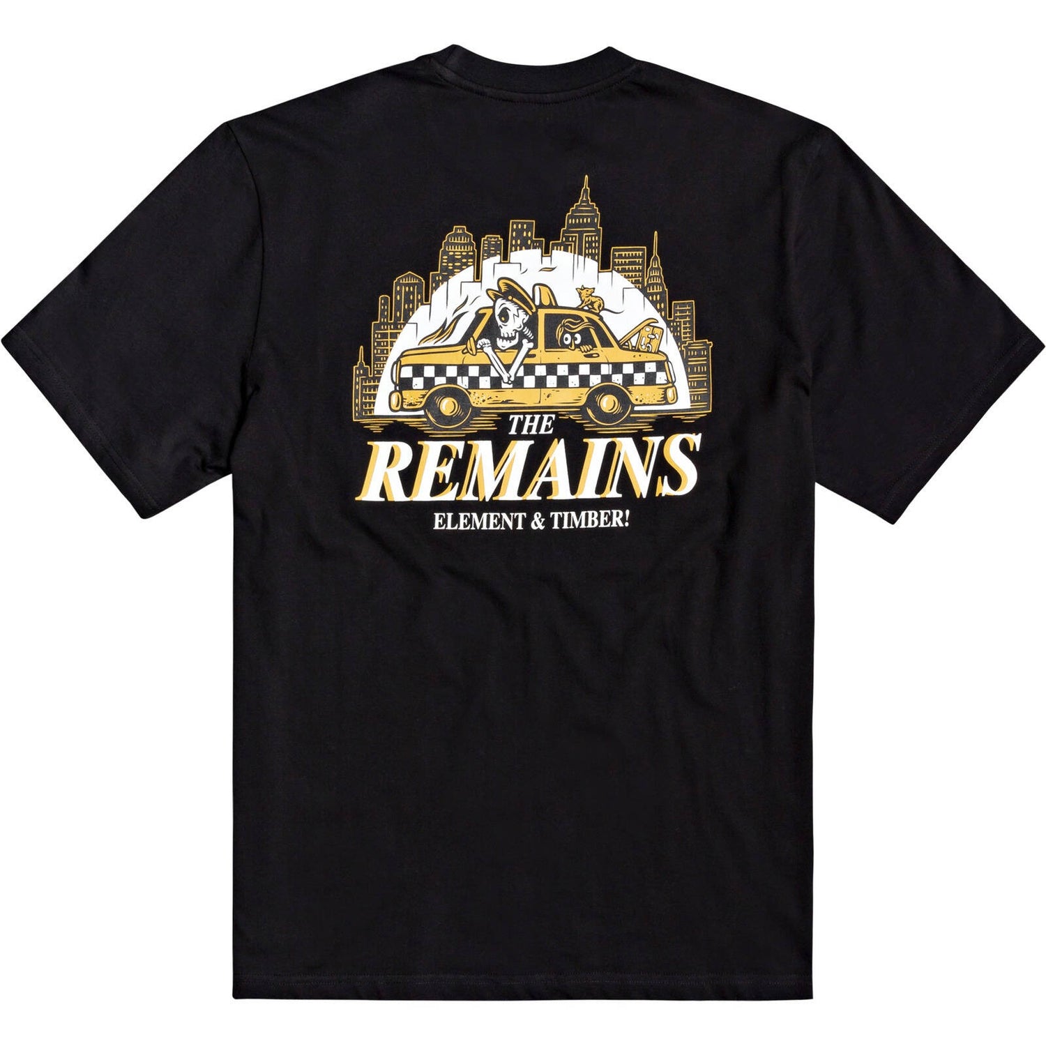 Element Taxi Driver Boys T Shirt - Flint Black Yth MED