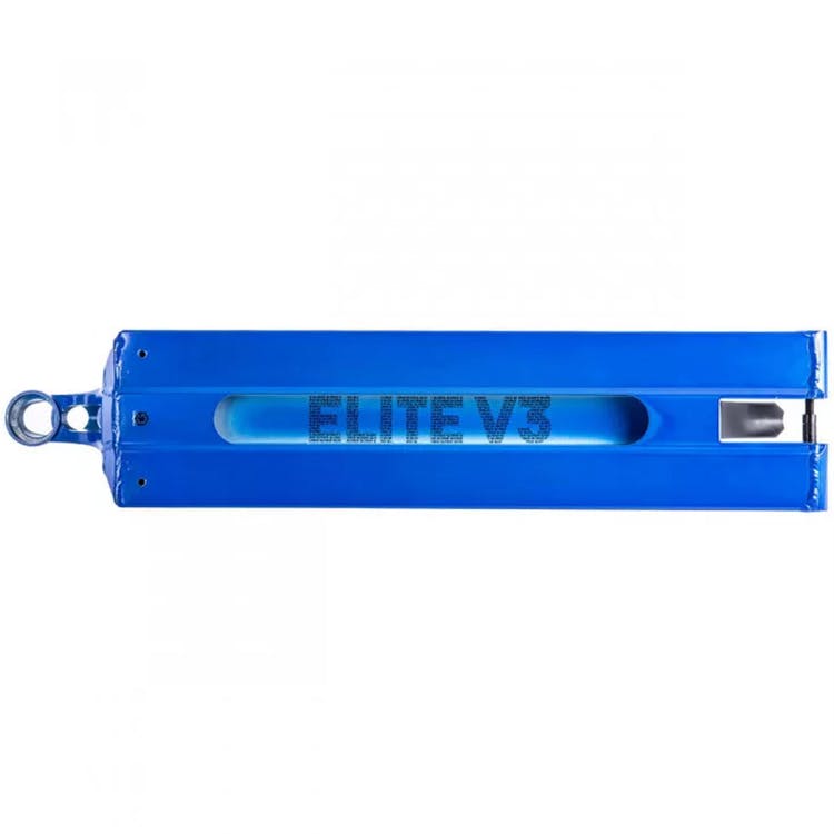 Elite Supreme V3 Scooter Deck - Translucent Blue 22.5'' x 5''