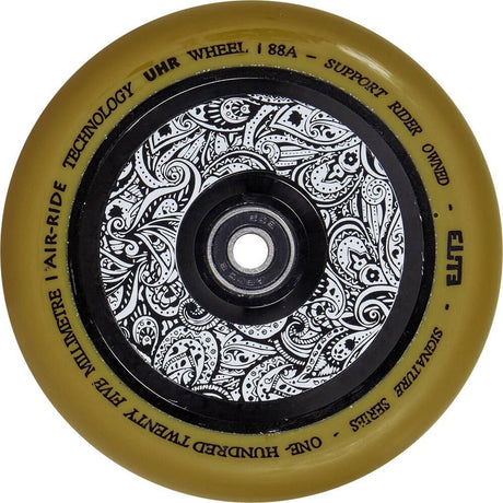 Elite Floral Air-Ride 110mm Scooter Wheel - Gum/Floral Core