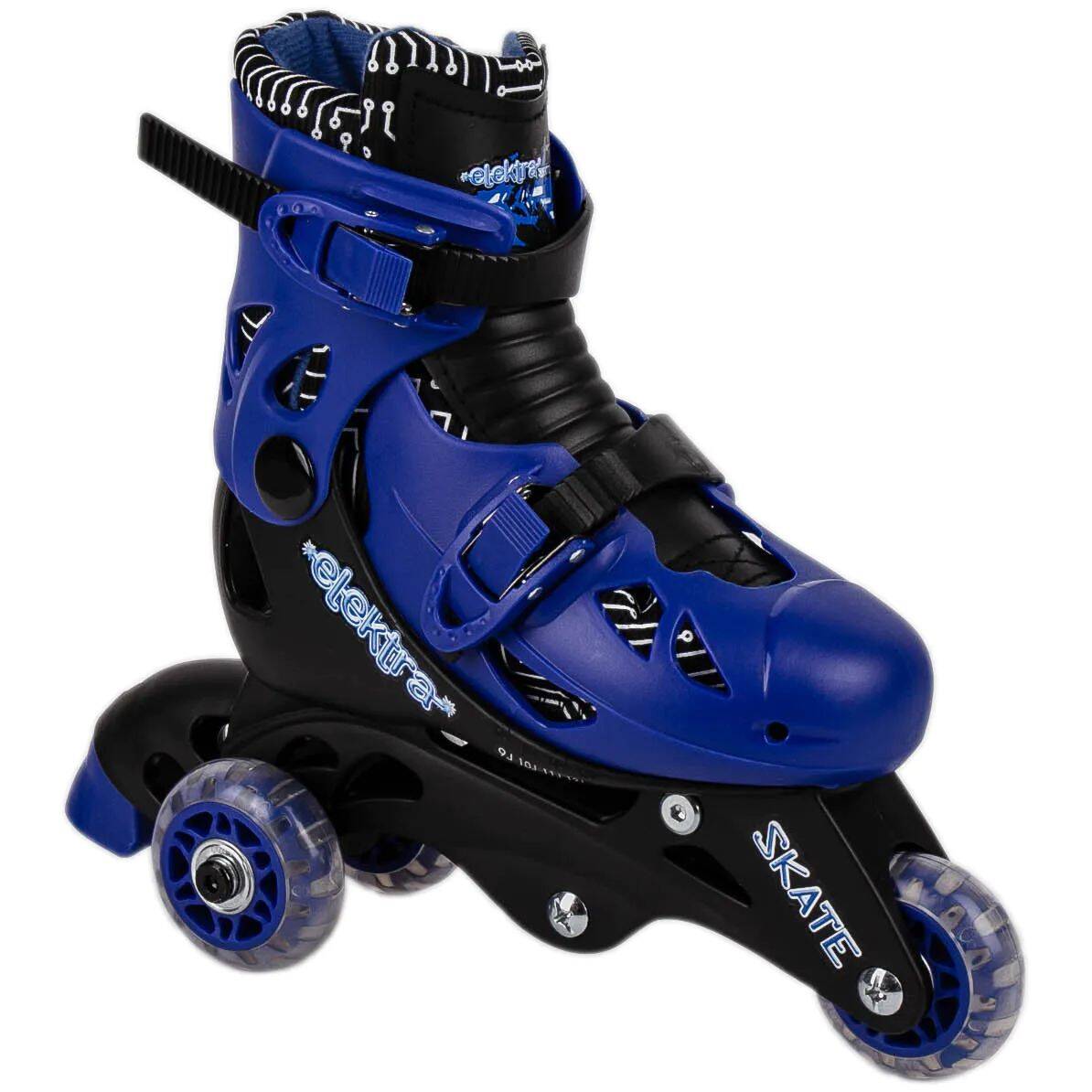 Elektra Kids Tri Line Inline Skates - Blue (J9 - J12)