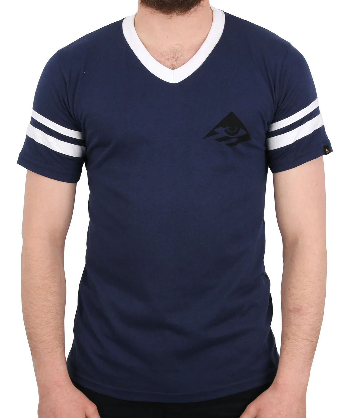 Emerica Toy Stripe T Shirt - Blue