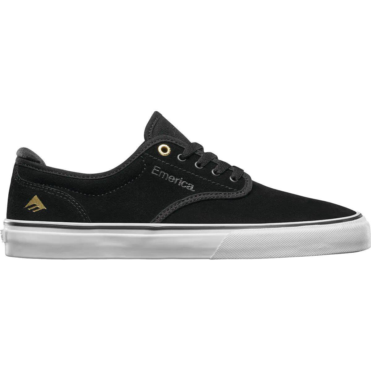 Emerica Wino G6 Skate Shoes - Black/White/Gold