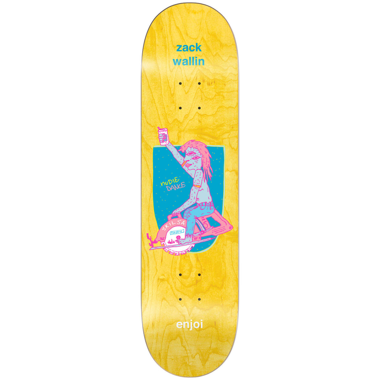 Enjoi Third Eye R7 Skateboard Deck - Wallin 8.25"