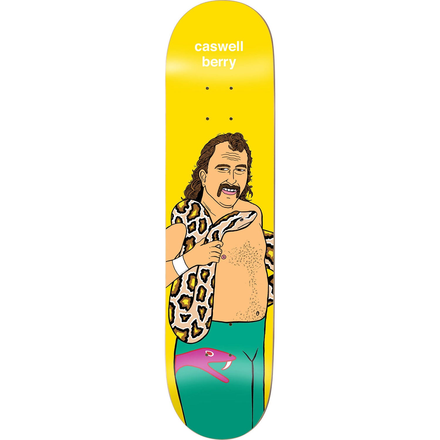 Enjoi Body Slam Skateboard Deck - Berry 8"