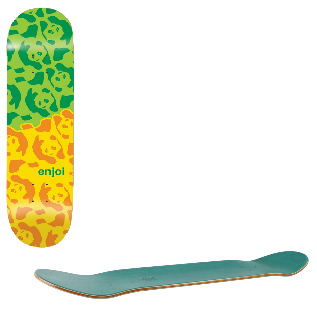 Enjoi Cornacopia Skateboard Deck - Multi 8"