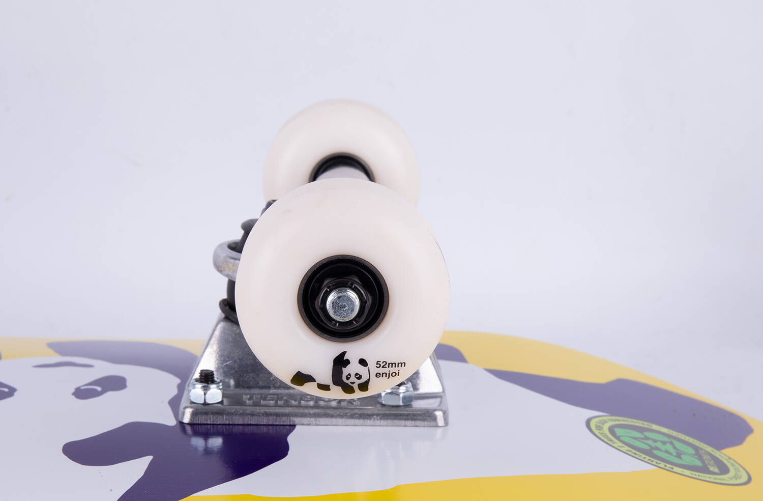 Enjoi Half and Half Complete Skateboard - Purple 8"