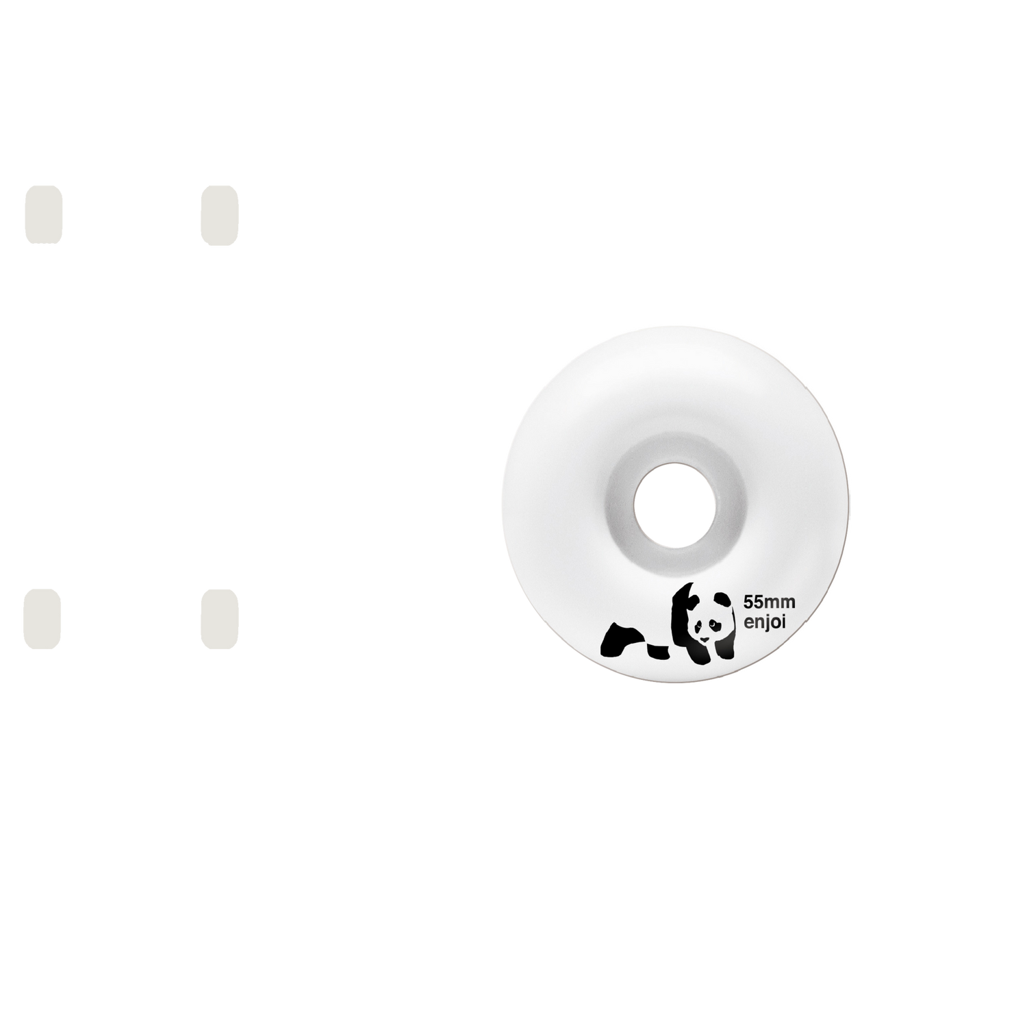 Enjoi Panda Skateboard Wheels - Whitey 55mm