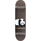 Enjoi Peakaboo Panda R7 Skateboard Deck - Grey 8"