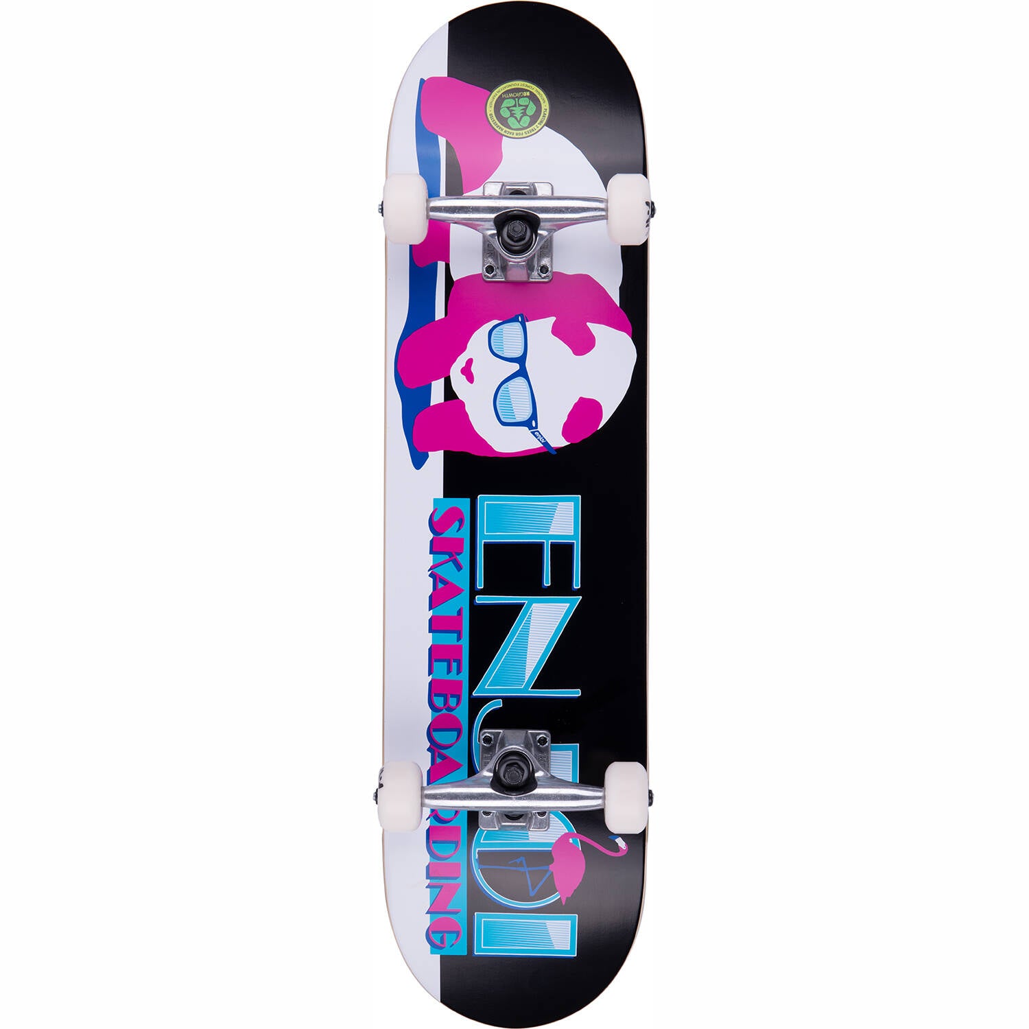 Enjoi Panda Vice Complete Skateboard - Black 8"