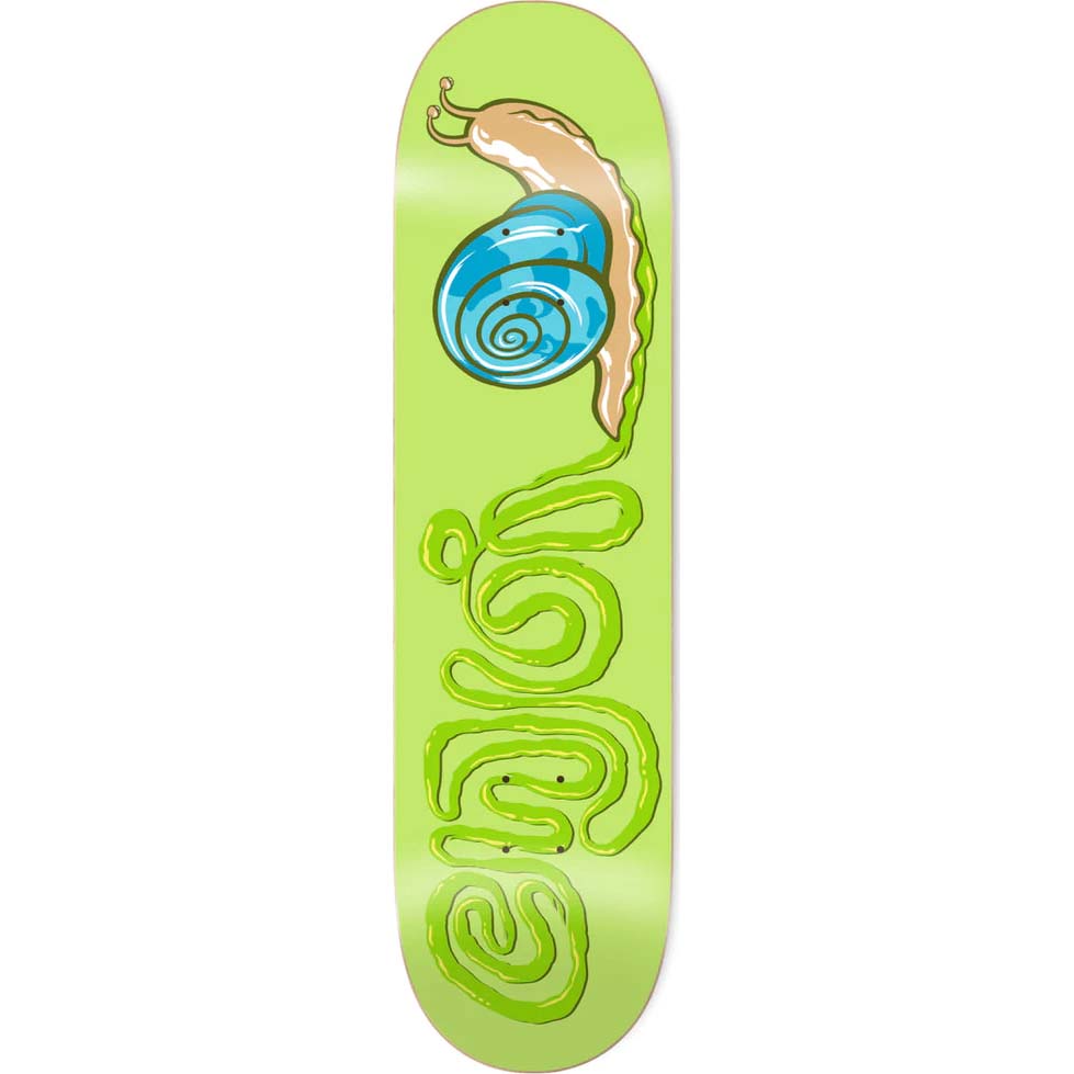 Enjoi Snail Trail Skateboard Deck - Green 8"
