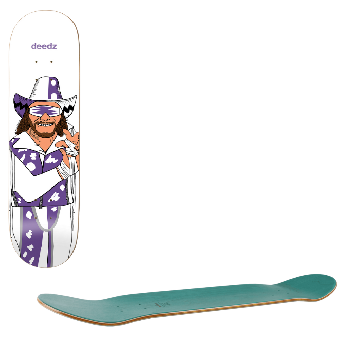 Enjoi Body Slam R7 Skateboard Deck - Deedz 8.25"