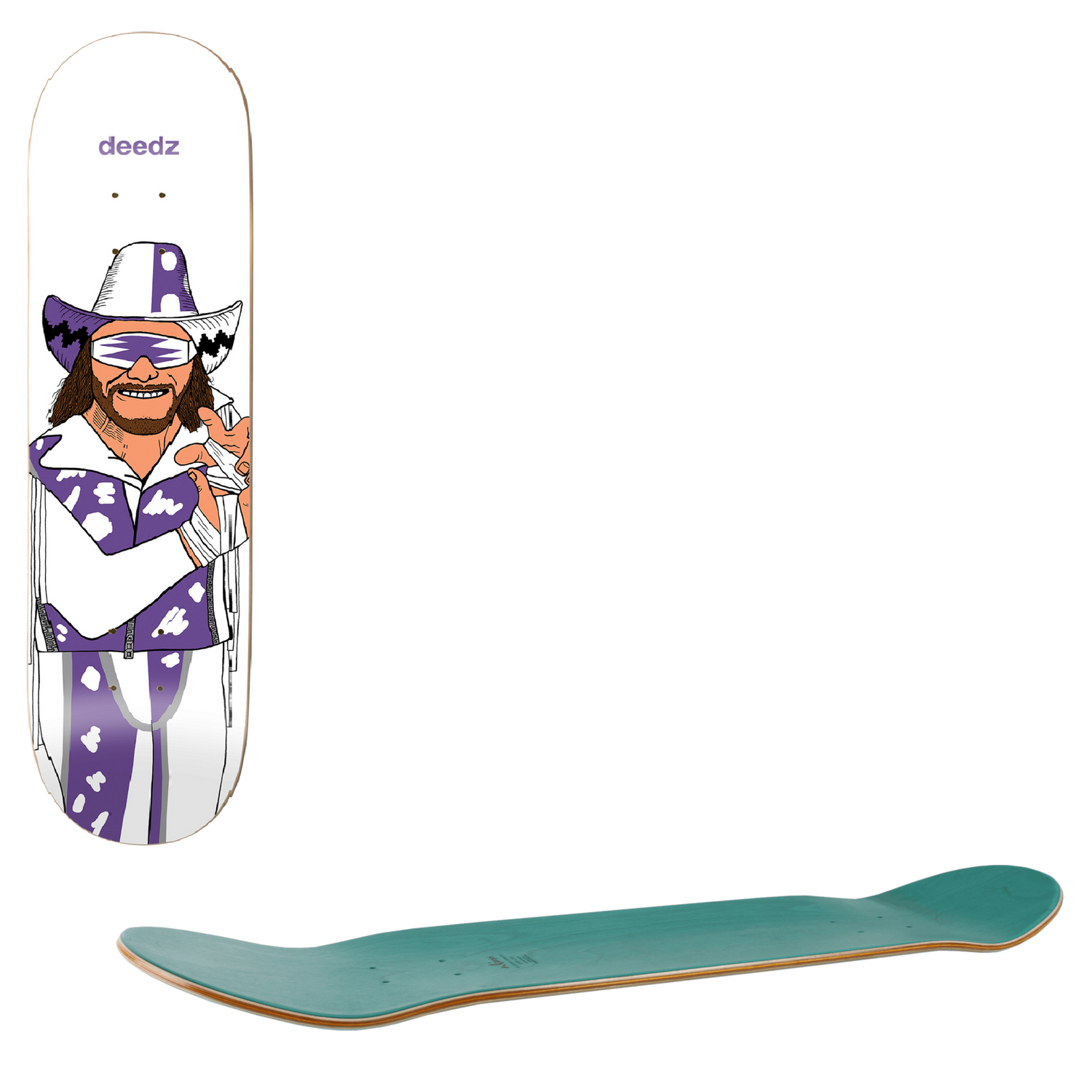 Enjoi Body Slam R7 Skateboard Deck - Deedz 8.375"