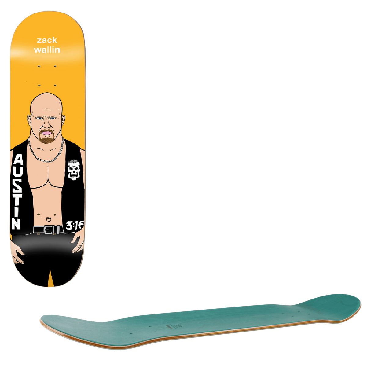 Enjoi Body Slam R7 Skateboard Deck - Wallin 8.25"
