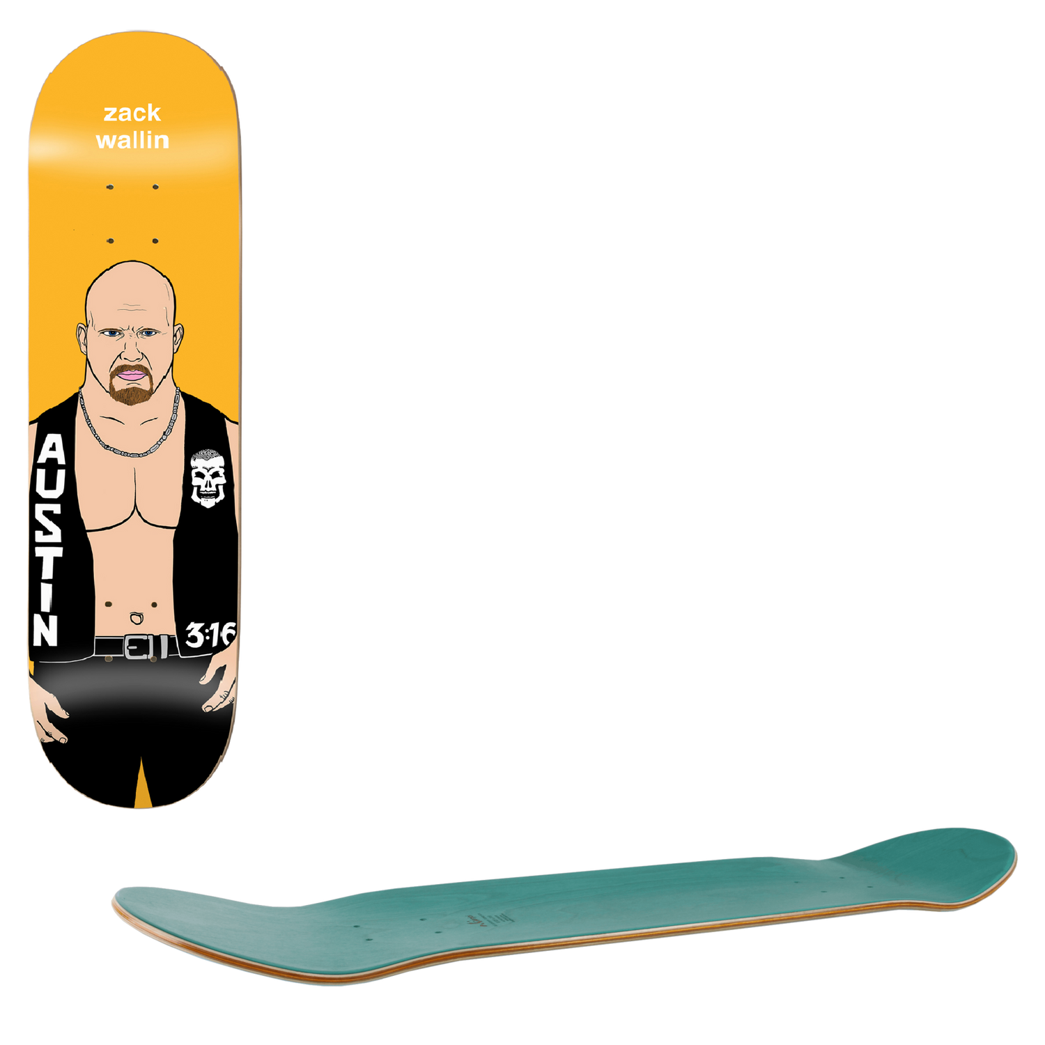 Enjoi Body Slam R7 Skateboard Deck - Wallin 8.25"