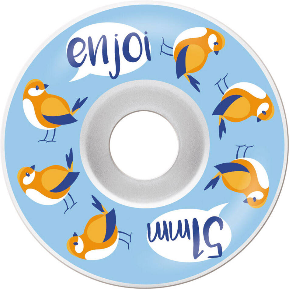 Enjoi Early Bird Skateboard Wheels - Blue 51mm