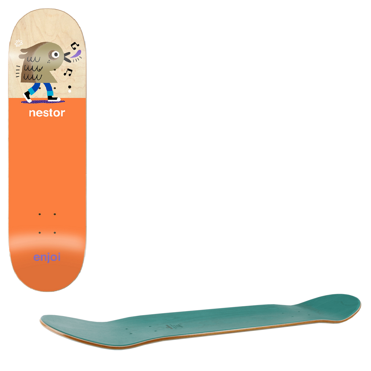 Enjoi High Waters Skateboard Deck - Nestor 8.5"