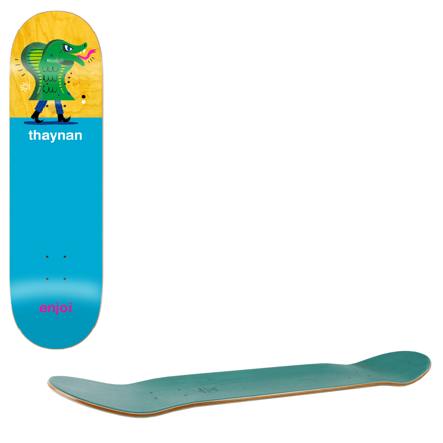 Enjoi High Waters Skateboard Deck - Thaynan 8.25"