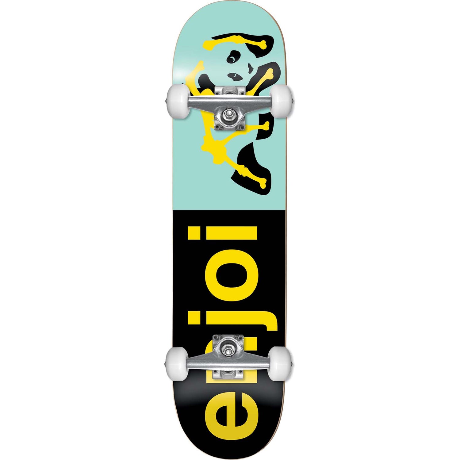 Enjoi X-Ray Panda Complete Skateboard - Black/Mint 8"