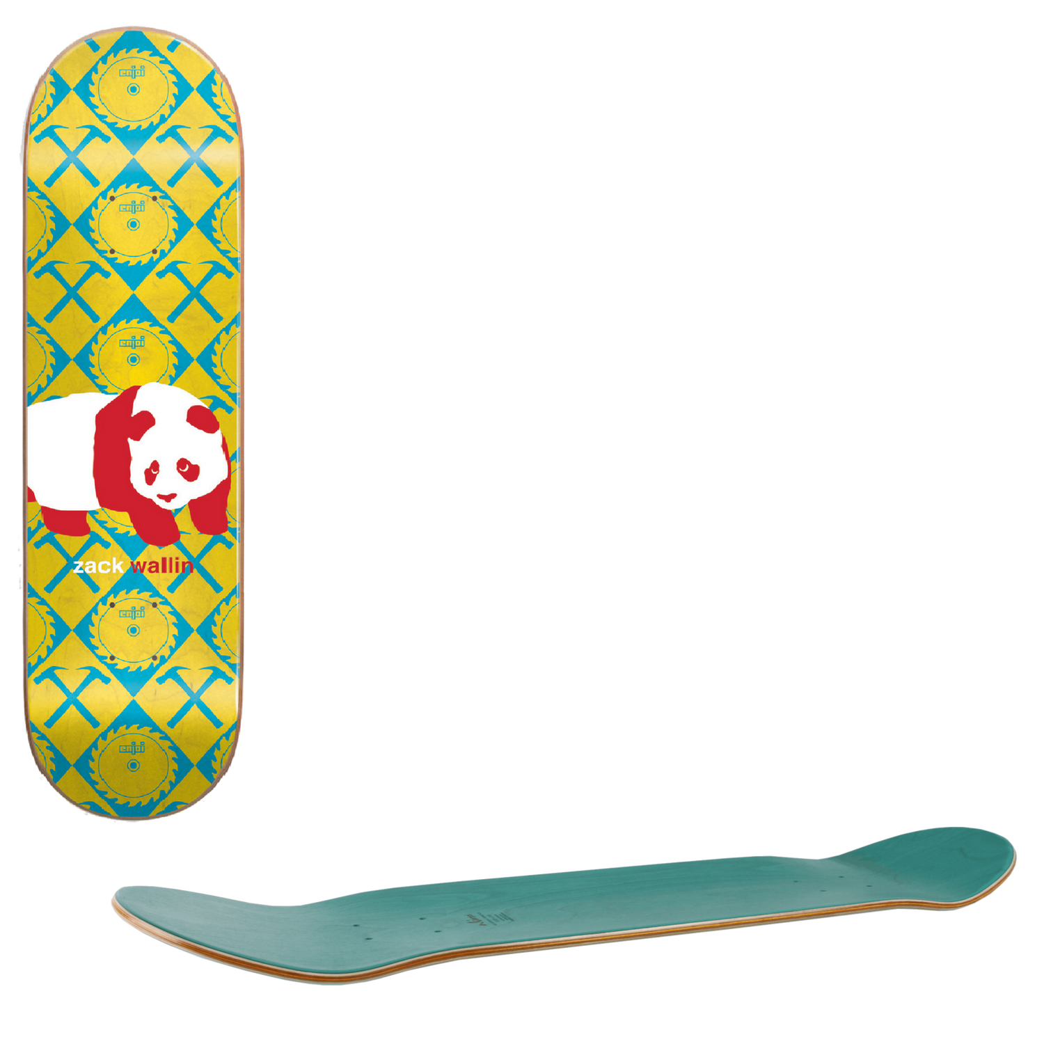 Enjoi Peekaboo Pro Panda Skateboard Deck - Wallin 8.5"