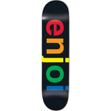 Enjoi Spectrum R7 Skateboard Deck - Black 8.5"