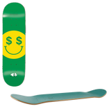 Enjoi Cash Money R7 Skateboard Deck - Green 8.25''