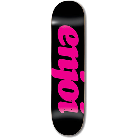 Enjoi Flocked Skateboard Deck - Black 7.75''
