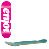 Enjoi Flocked Skateboard Deck - Pink 8''