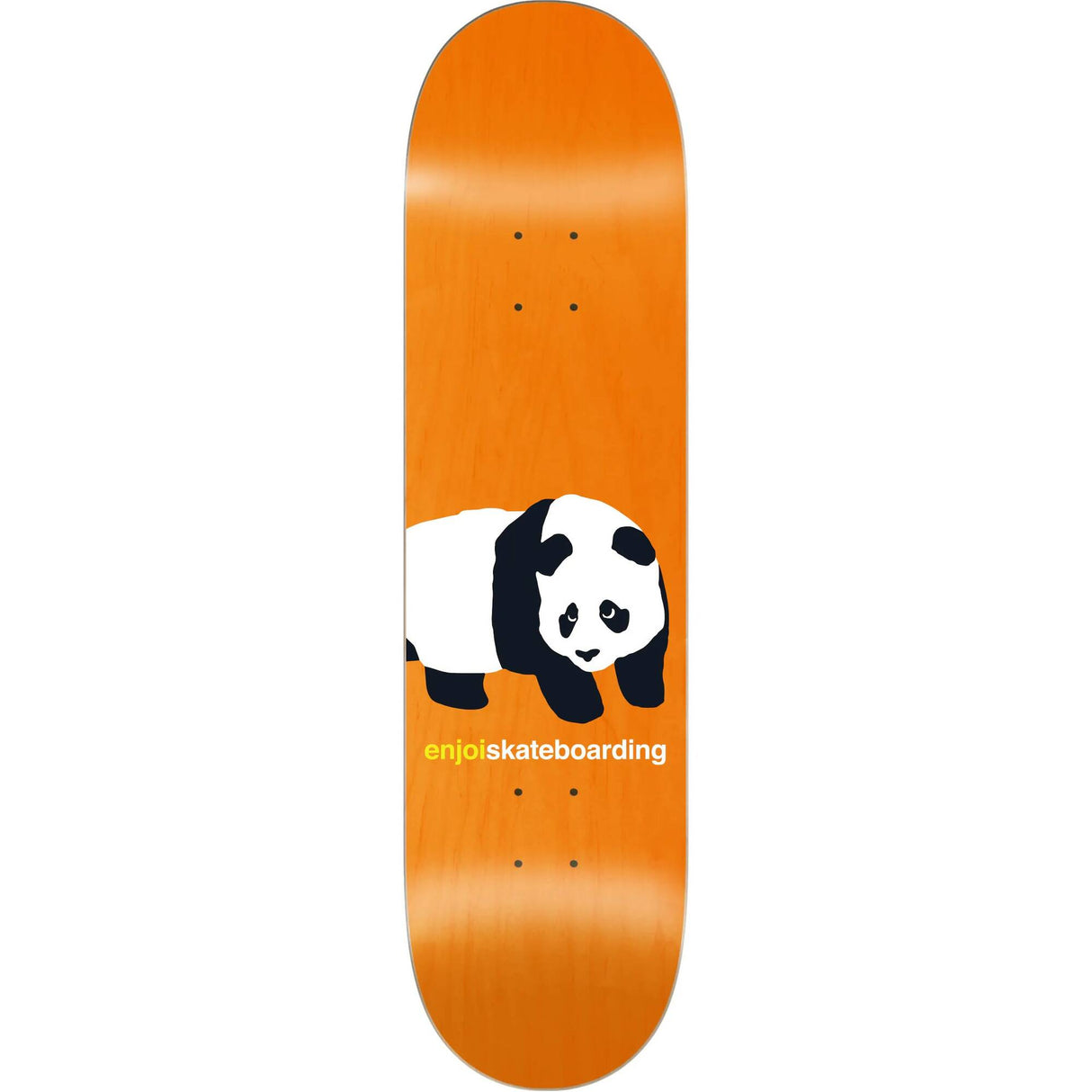 Enjoi Peekaboo Panda R7 Skateboard Deck - Orange 8.5''